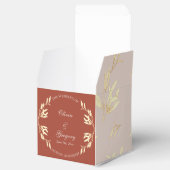 タイムレス素朴フローラ結婚 フェイバーボックス (オープン)