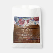 タイムレス素朴ブルーブルゴーニュフローラレース結婚ズ フェイバーバッグ (正面)