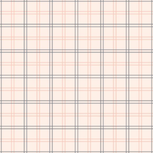 タイムレス素朴プレイド付きコーラルグレースロースタイル フリースブランケット