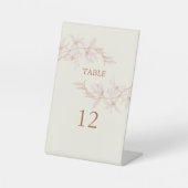 タイムレス結婚フラワーの表番号 台座サイン (正面)