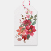 タイムレス結婚レッド ギフトタグ (裏面)