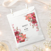 タイムレス結婚レッド フェイバーバッグ (クリップ留めされた状態)