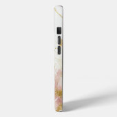 タイムレス美しい – ザララルクセタン&金ゴールド大理石 Case-Mate iPhoneケース (裏面 / 左)