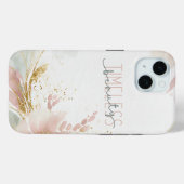 タイムレス美しい – ザララルクセタン&金ゴールド大理石 Case-Mate iPhoneケース (裏面 (横))