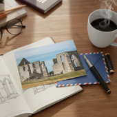 タイムレス美しい: Abbey Notre-Dame de Reポストカード ポストカード