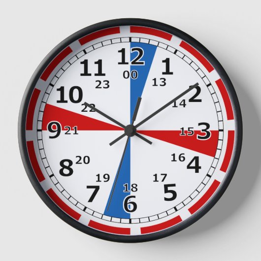 タイムレス航海のエレガンスラジオルームクロック 壁時計 (正面)