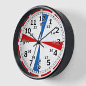 タイムレス航海のエレガンスラジオルームクロック 壁時計 (傾斜)