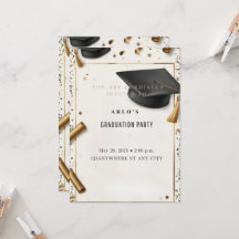 タイムレス達成：エレガント卒業キャップ