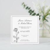 タイムレス開花と文字日付カードの保存 セーブザデート (スタンド正面)