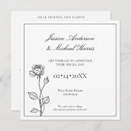 タイムレス開花と文字日付カードの保存 セーブザデート