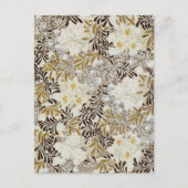 タイムレス開花フローラと離れパターン ポストカード (正面)