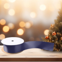 タイムレス – インディゴブルーサテンリボン