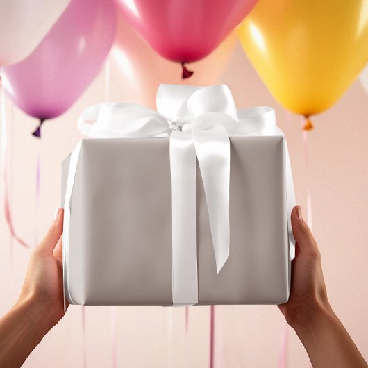 タイムレス – ウォームグレーラッピング紙 ラッピングペーパー