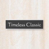 タイムレス クラシック サインプレート (正面)
