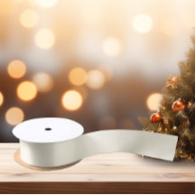 タイムレス – クリームホワイトサテンリボン