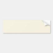 タイムレス – クリームホワイトバンパーステッカー バンパーステッカー (正面)