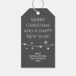 タイムレス – グエレガントレイ – スノーフレークギフトラベル ギフトタグ