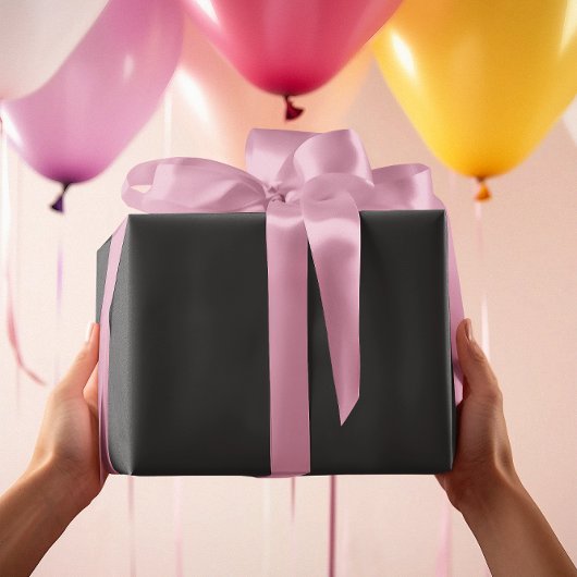 タイムレス – グレーシッシュブラックラッピング紙 ラッピングペーパー