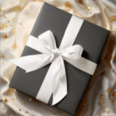 タイムレス – グレーシッシュブラックラッピング紙 ラッピングペーパー