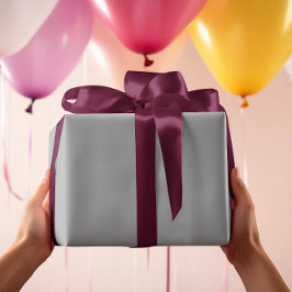 タイムレス – シルバーグレーラッピング紙 ラッピングペーパー