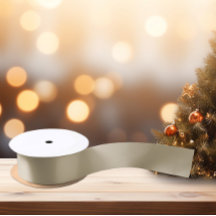 タイムレス – タウペベージュサテンリボン