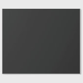 タイムレス – ダークカーボンブラックラッピング紙 ラッピングペーパー (フラット)