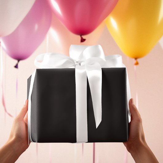 タイムレス – ダークカーボンブラックラッピング紙 ラッピングペーパー