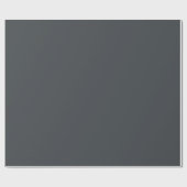 タイムレス - ダークスレートグレイのラッピングペーパー ラッピングペーパー (フラット)