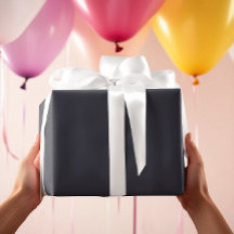 タイムレス -  ダークブルイッシュグレイ 包装紙