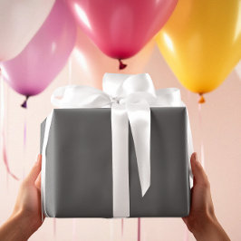 タイムレス - チャコールグレー包装紙 ラッピングペーパー