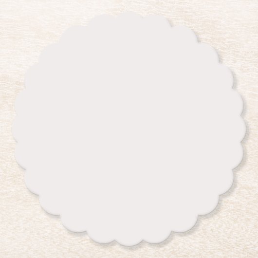 タイムレス、ニュートラル、ロマンチックな赤面ピンク結婚ズ ペーパーコースター (正面)