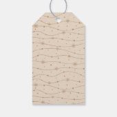 タイムレス – パステルアイボリー – スノーフレークギフトラベル ギフトタグ (裏面)