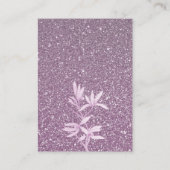 タイムレス フラワー ウェディング サンクス エンクロージャーカード (裏面)