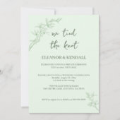 タイムレス フラワー "結婚しました" ウェディング 招待状 (正面)