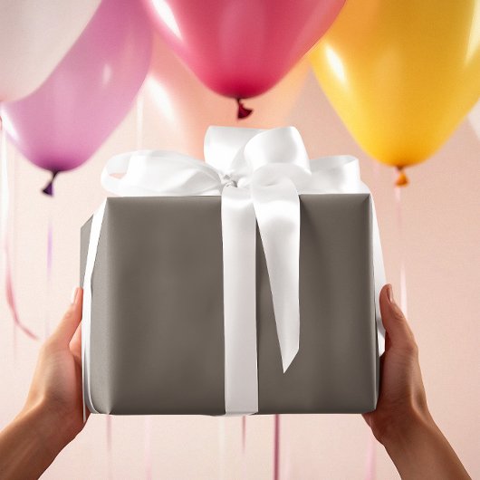 タイムレス - ブラウニッシュベージュの包装紙 ラッピングペーパー