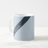 タイムレス – ブルーミストカスタムマグカップ コーヒーマグカップ (正面左)