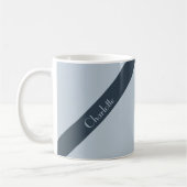 タイムレス – ブルーミストカスタムマグカップ コーヒーマグカップ (左)