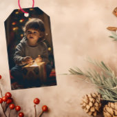 タイムレス – ブルーミストクリスマスフォトギフトラベル ギフトタグ