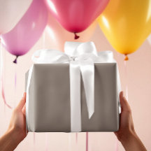 タイムレス – ベージュグレーラッピング紙