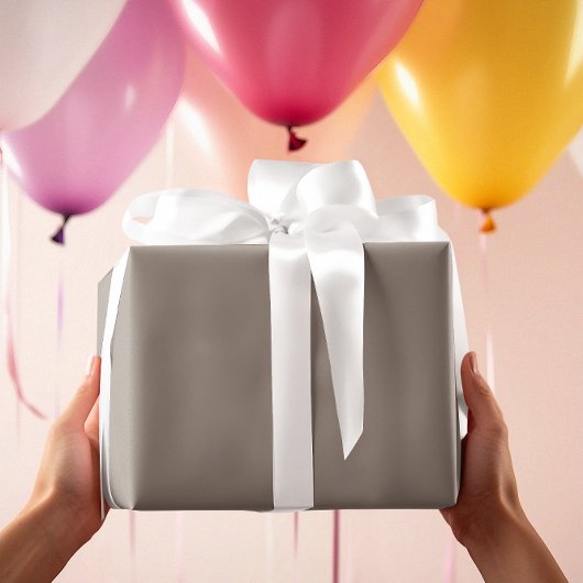 タイムレス – ベージュグレーラッピング紙 ラッピングペーパー