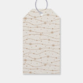 タイムレス – ホワイトサンド – スノーフレークギフトラベル ギフトタグ (裏面)