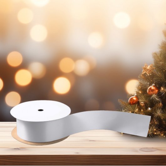 タイムレス – ムーンライトグレーサテンリボン サテンリボン