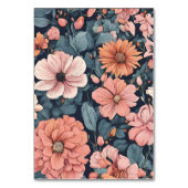 タイムレス：ヴィンテージ色あせたバラ結婚の テーブルナンバー (裏面)