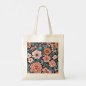 タイムレス：ヴィンテージ色あせたバラ結婚の トートバッグ (裏面)