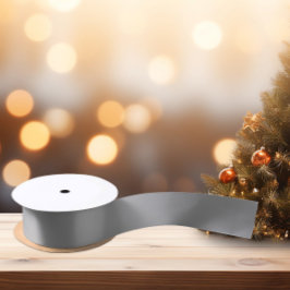 タイムレス – 中グレーサテンリボン サテンリボン