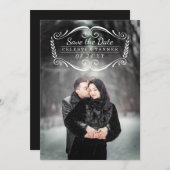 タイムレス | 現代のクラシック写真 保存日付 セーブザデート (正面/裏面)