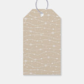 タイムレス – Cream Tan – スノーフレーク・ギフトラベル ギフトタグ (裏面)