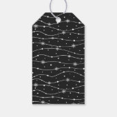 タイムレス – Dark Carbon Black - Snowflake Giftラベル ギフトタグ (裏面)