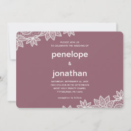 タイムレ結婚スのレースの外観 招待状