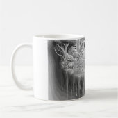 タイムワープマグカップ – 超現実溶融クロックドリップデザイン コーヒーマグカップ (左)